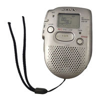 Sony ICD-35 Mode D'emploi