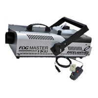 EXCELIGHTING FOG MASTER 1500 Guide De L'utilisateur