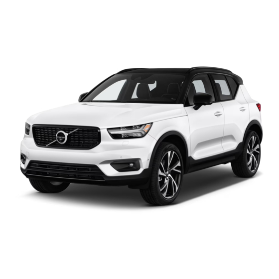 Volvo XC40 2019 Guide Rapide