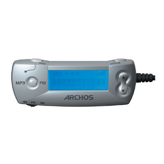 Archos Gmini SP Manuel D'utilisation