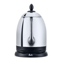 Melitta MPK001 Mode D'emploi