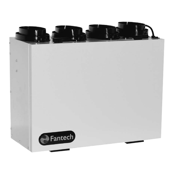 Fantech VHR 704R Manuel D'installation