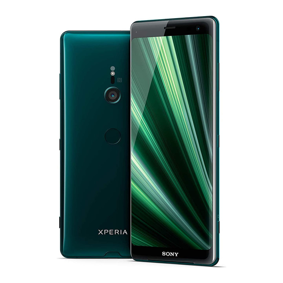 Sony XPERIA XZ3 H8416 Manuels