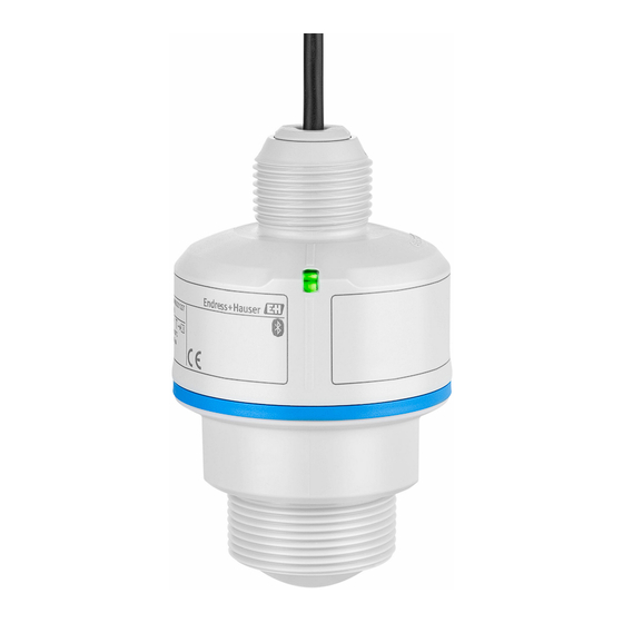 Endress+Hauser Micropilot FMR10B Manuel De Mise En Service