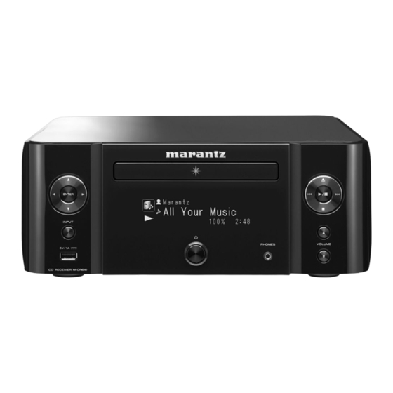 Marantz M-CR610 Manuel De L'utilisateur