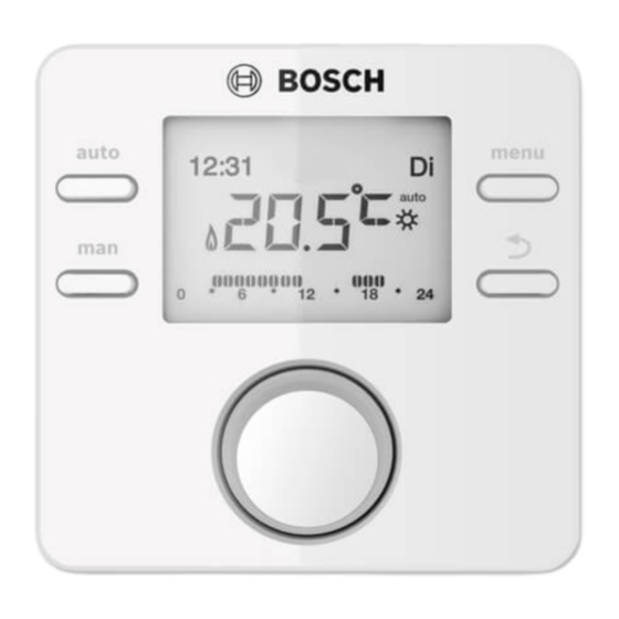 Bosch CR 100 RF Notice D'installation