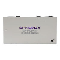 Sanuvox SANUVAIR S1000 OZD Manuel D'instructions