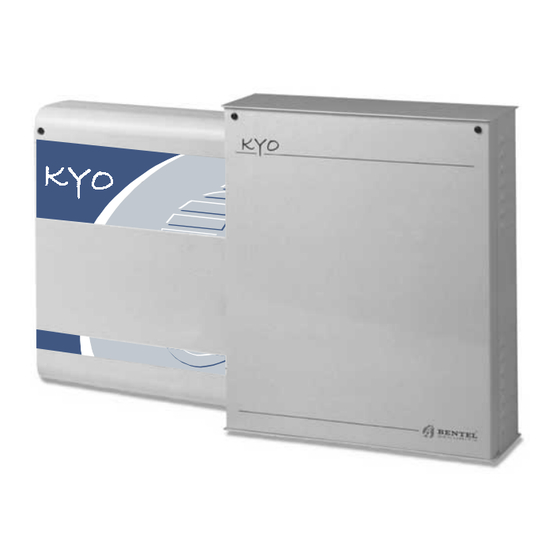 Bentel Security KYO 4 M Manuel Utilisateur