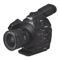 Canon EOS C300 PL Manuel D'instruction