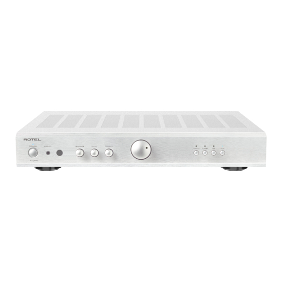 Rotel A10MKII Manuel D'utilisation