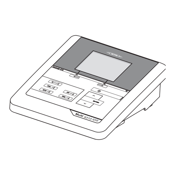 Xylem WTW Multi 9310P IDS Mode D'emploi