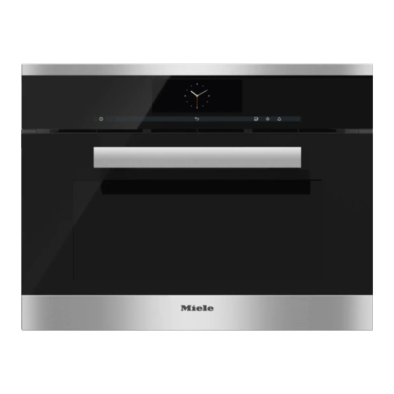 Miele DGC 6800 Mode D'emploi Et Instructions De Montage