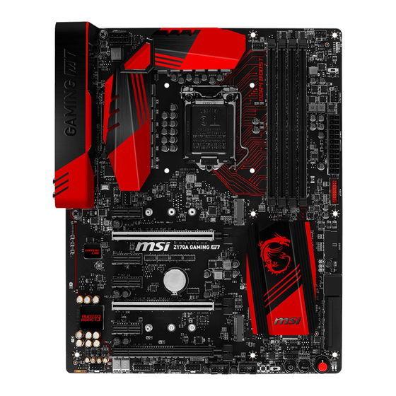 MSI Z170A GAMING M7 Présentation Rapide