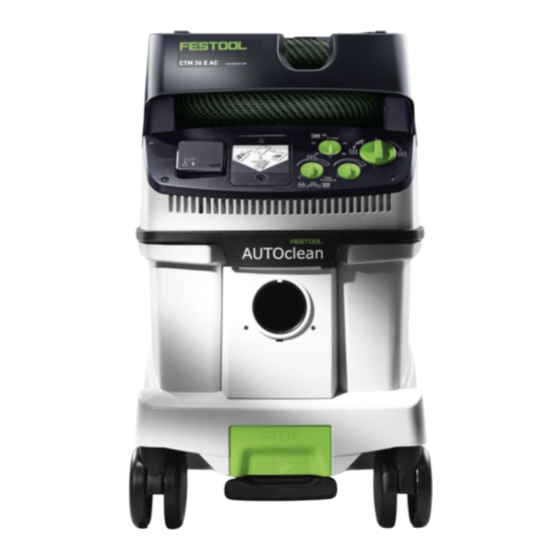 Festool CT 36 E AC Guide D'utilisation