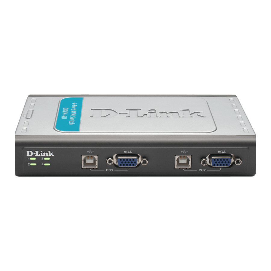 D-Link DKVM-4U Guide D'installation Rapide