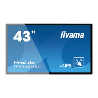 Iiyama ProLite TF3238MSC Mode D'emploi