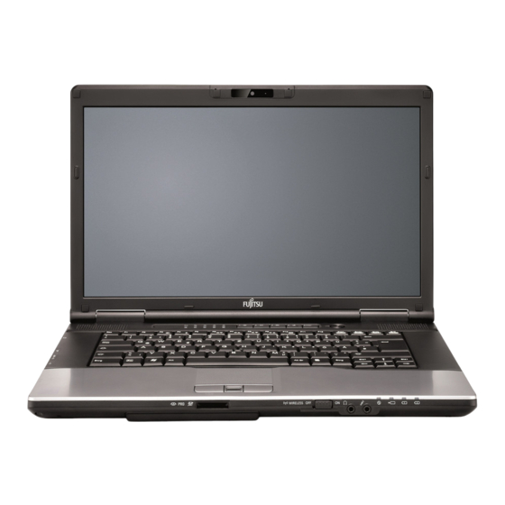 Fujitsu LIFEBOOK E752 Guide Rapide