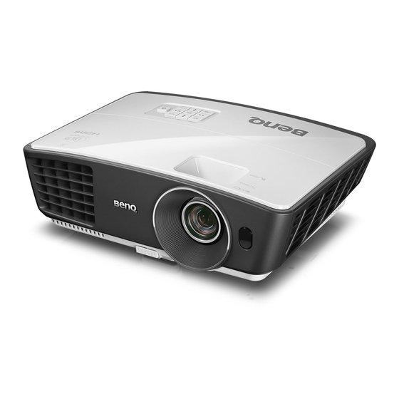 BenQ W750 Mode D'emploi