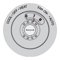 Honeywell The Round T87N Mode D'emploi