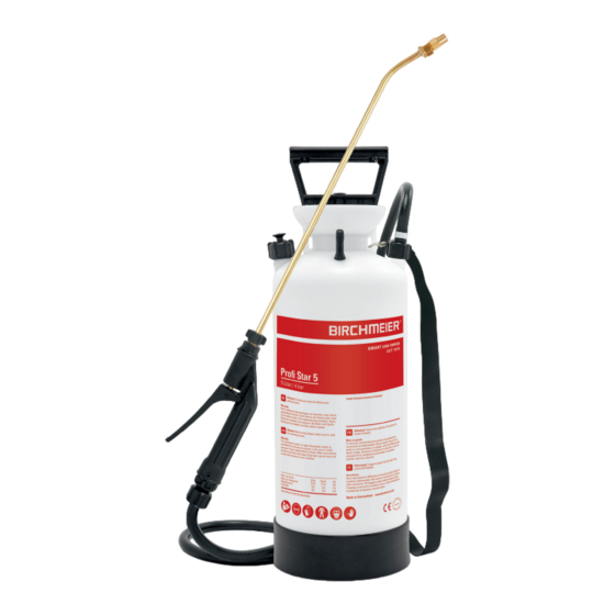 Birchmeier Profi Star 5 Mode D'emploi