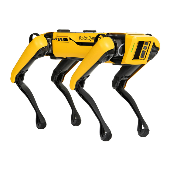 Boston Dynamics SPOT Manuel D'utilisation