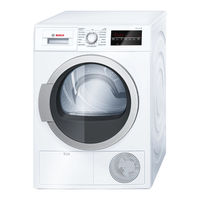 Bosch WTG86400FF Notice D'utilisation Et D'installation