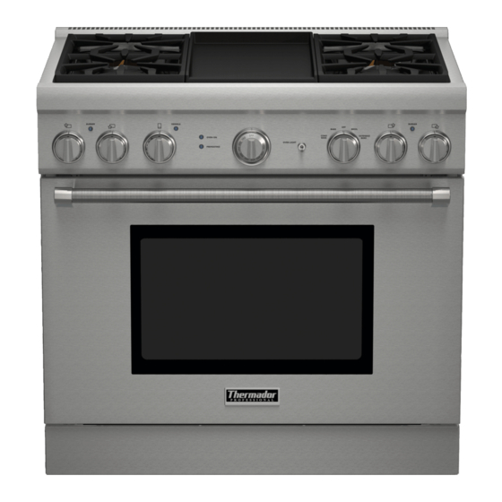 Thermador PROFESSIONAL PRO HARMONY PRG304GH Manuel D'installation