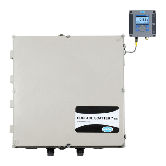 Hach Surface Scatter 7 sc Manuel De L'utilisateur