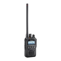 Icom IC-F52D Instructions