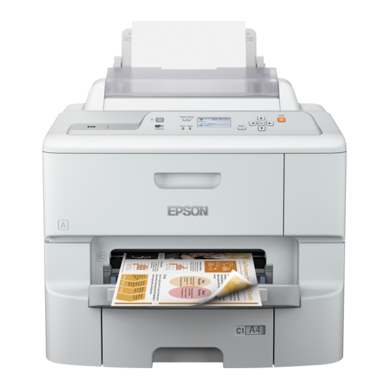 Epson WorkForce Pro WF-6090 Serie Guide D'utilisation