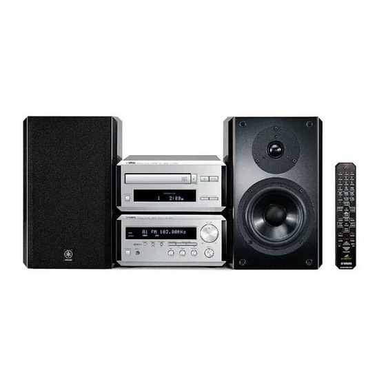 Yamaha CRX-E200 Mode D'emploi