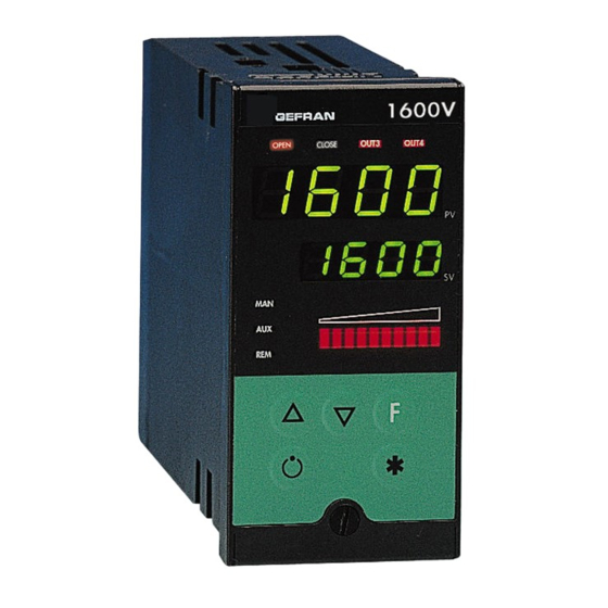 gefran 1600V Mode D'emploi