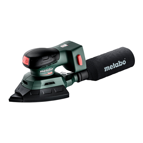 Metabo SXA 18 LTX 125 BL Notice Originale