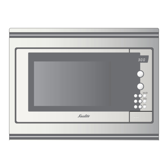sauter SME 30 XF1 INOX Notice D'utilisation