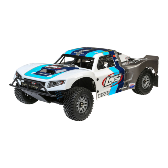 Horizon Hobby LOSI 1/5 5IVE-T 2.0 4WD Short Course Truck Gas BND Manuel D'utilisation