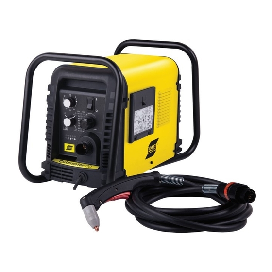 ESAB Cutmaster 60 Manuel De Fonctionnement