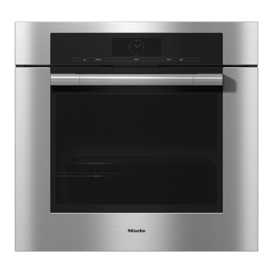 Miele H 7780 BP Mode D'emploi Et Instructions De Montage