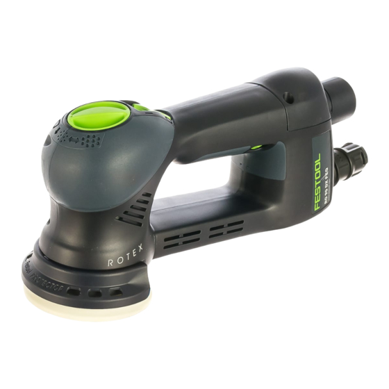 Festool ROTEX RO 90 DX FEQ Notice D'utilisation D'origine