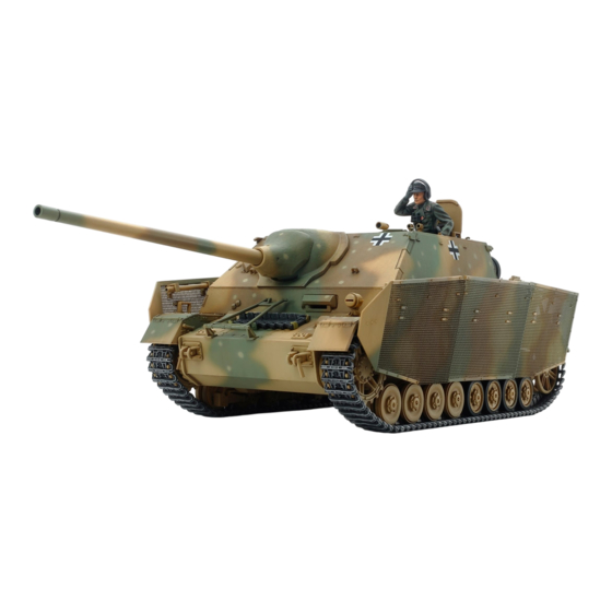 Tamiya Panzer IV/70(A) Mode D'emploi