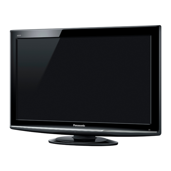 Panasonic Viera TX-L32X15E Mode D'emploi