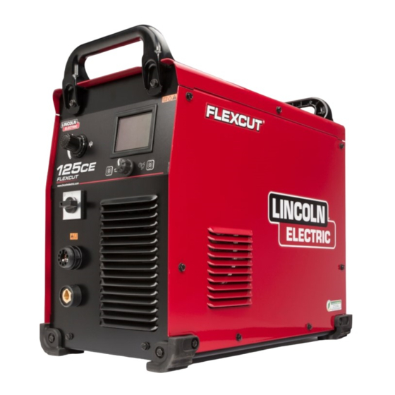 Lincoln Electric FlexCut 125 CE Manuel D'utilisation