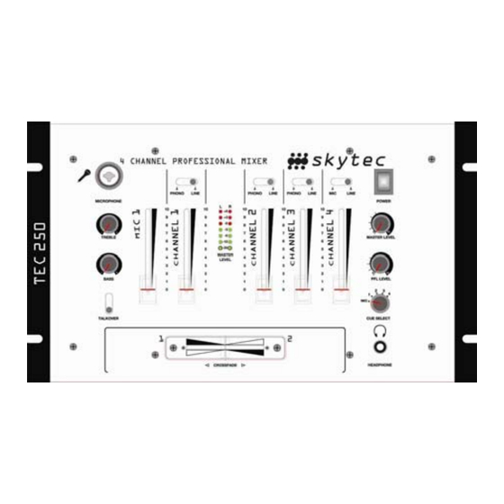 Skytec TEC 250 172.890 Mode D'emploi