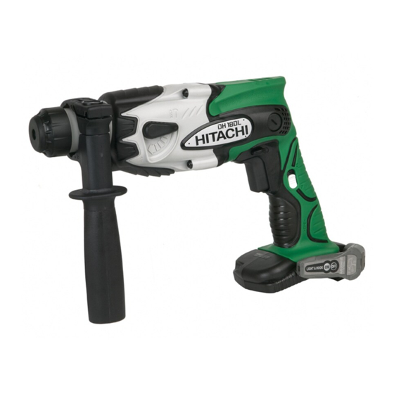 Hitachi DH 18DL Instructions De Sécurité Et Mode D'emploi