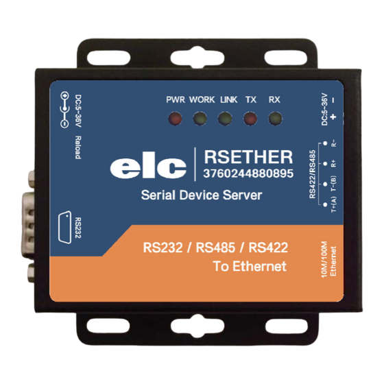 ELC RSETHER Installation