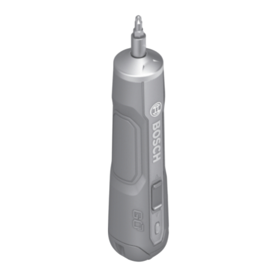 Bosch Go Professional Notice Originale