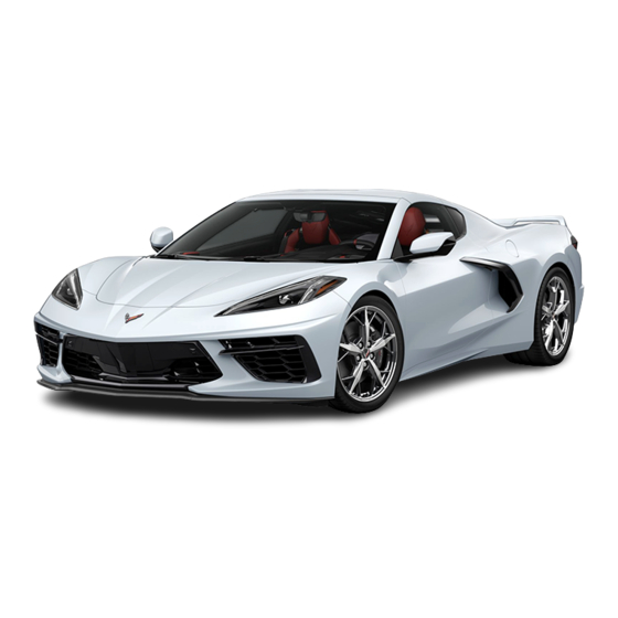 Chevrolet CORVETTE 2020 Guide Du Propriétaire