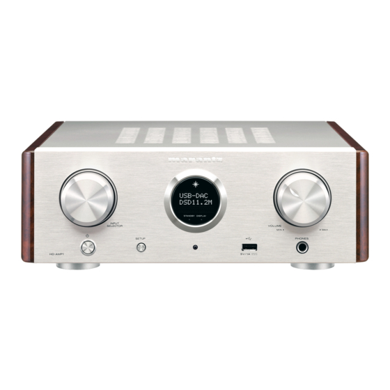 Marantz HD-AMP1 Manuel De L'utilisateur