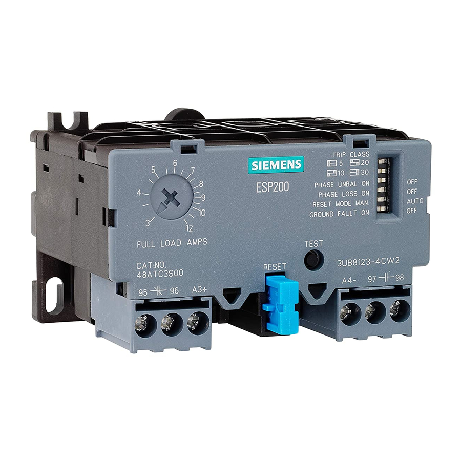 Siemens ESP200 Instructions De Montage
