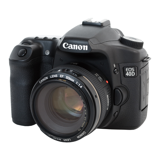 Canon EOS 40D DIGITAL Mode D'emploi