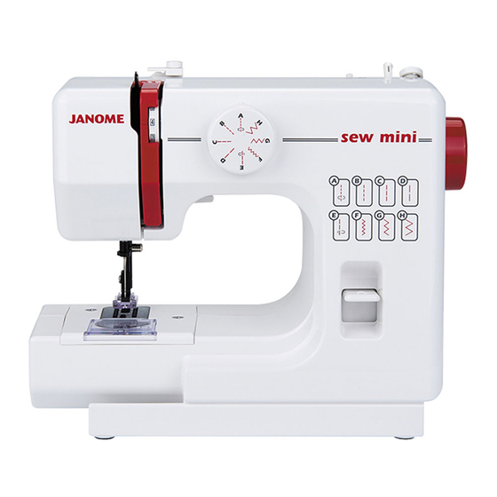 Janome Sew Mini Livret D'instructions